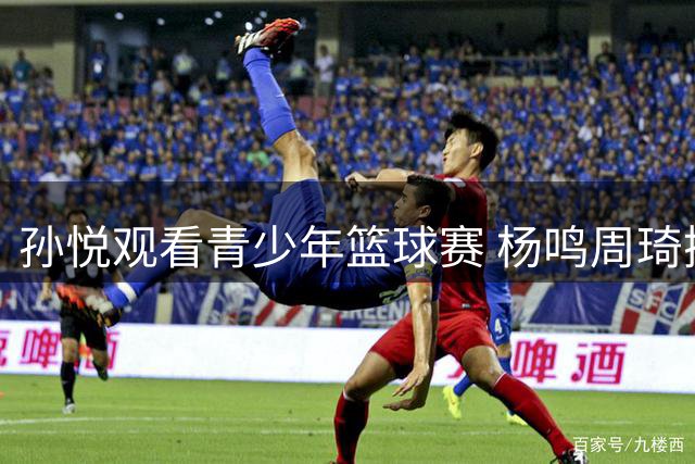 孙悦观看青少年篮球赛 杨鸣周琦携子同场竞技